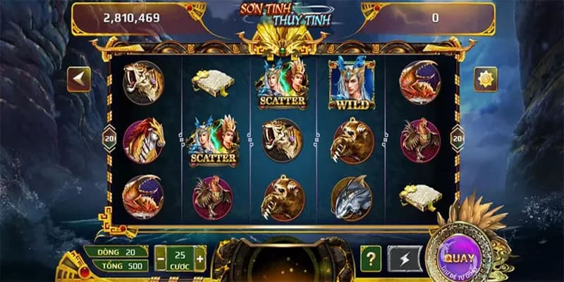 Khai thác trọn vẹn những tính năng cực chất trong slot game Sơn Tinh Thủy Tinh